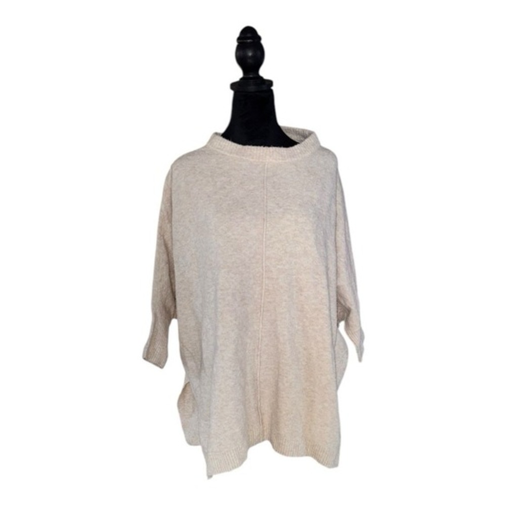 Lou & Grey Dolman Sleeve Sweater oversized size‎ XS/S in cream
